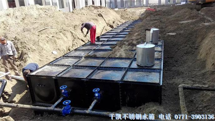 廣西地埋式箱泵一體化水箱廠家找千凱，咨詢0771-3903136