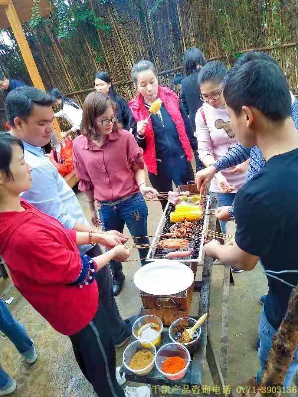 南寧不銹鋼水箱廠家千凱之燒烤活動，咨詢0771-3903136