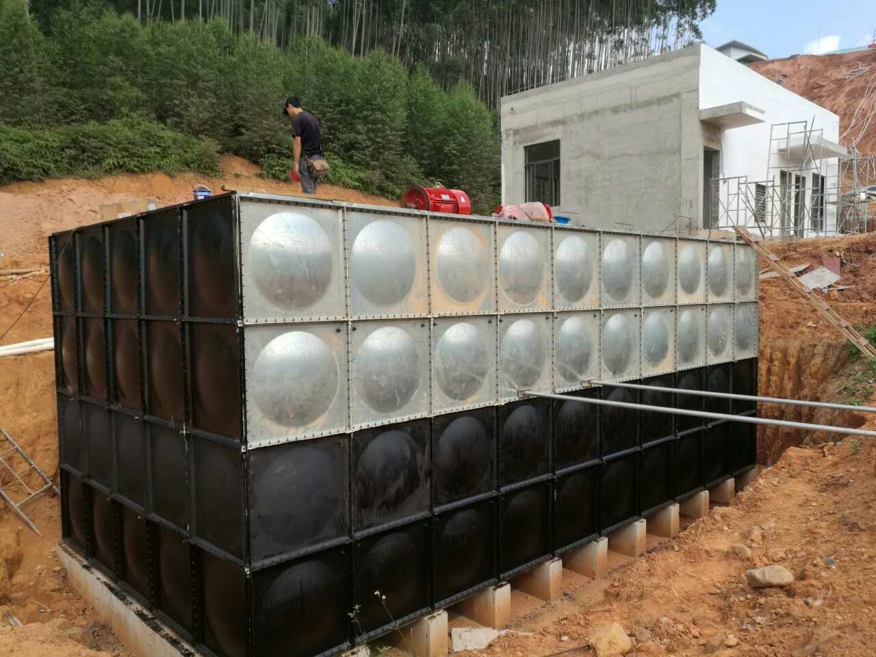 千凱蒲廟氣象站項(xiàng)目地埋式消防箱泵一體化